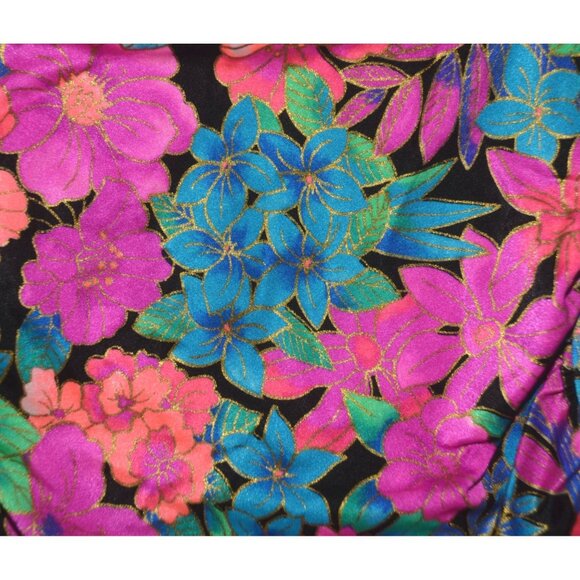 Jantzen VTG 80's 90's One Piece Swimsuit Bright Tropical Print SZ 10 Made Canada - Picture 3 of 7